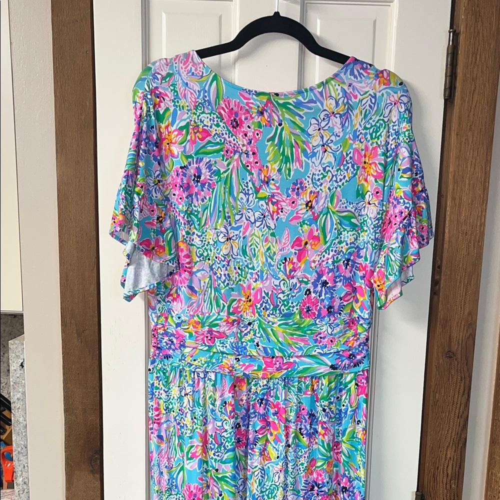 Lilly Pulitzer Multicolor Floral Dress - Picture 6 of 7